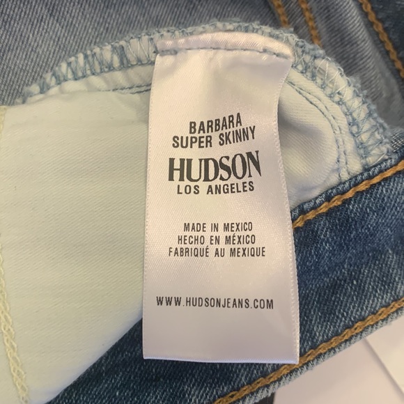 Hudson Jeans Barbara ripped skinny ankle jean baby face size 32 - Picture 8 of 12